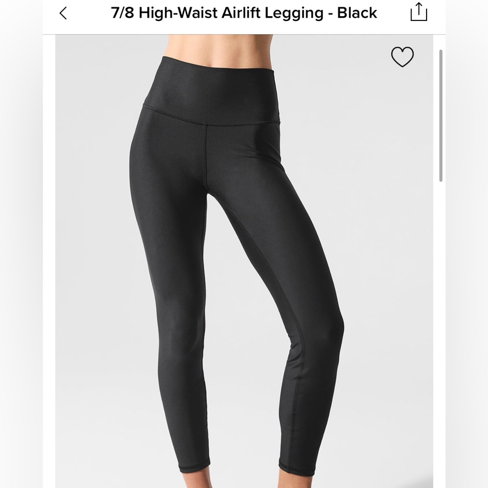 ALO Yoga 7/8 High Waist Airlift Legging - Black